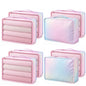 Silkfly 4 Pcs XL Packing Cube for Travel Luggage,Simple,Gray
