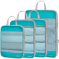 Cambond Mesh Compression Packing Cubes for Travel - 4 Set Organizer, Purple