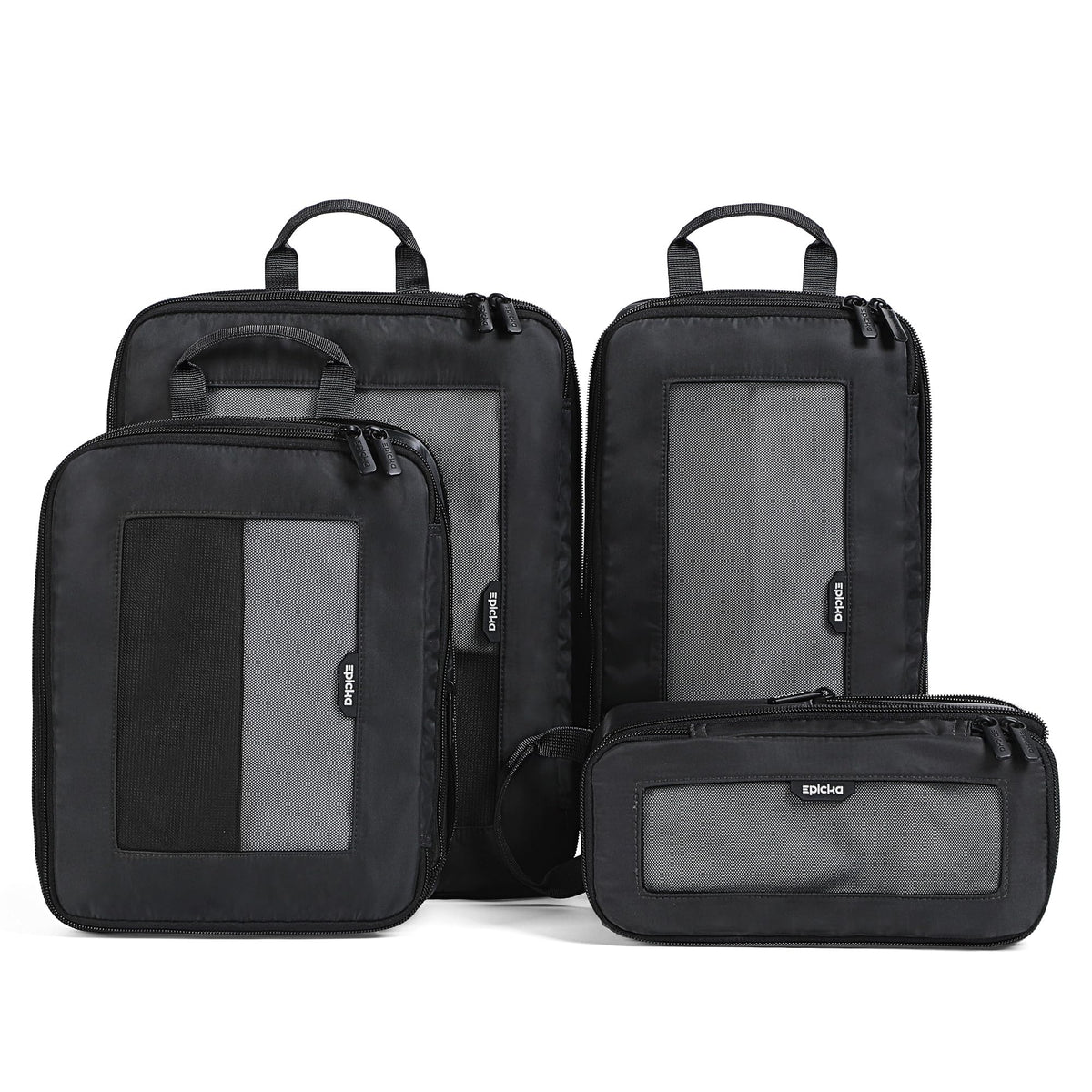 EPICKA TripCozy Compression Packing Cubes, 4 Set, Olive Green