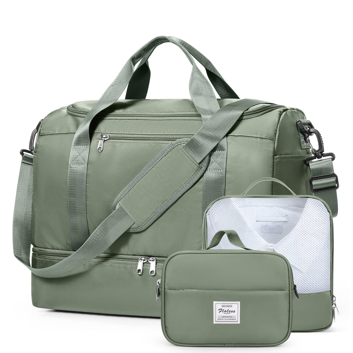 Extra Large Travel Duffel Bag, Carry-On Weekender Bags for Women Travel