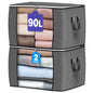 90L Large Storage Bags, 6 Pack Clothes Storage Bins Closet Organizers