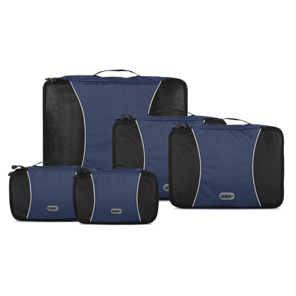 GOX Ultra Light 5 piece Packing Cubes Travel Luggage Organizer 1 Large 2 Medium 2 Small