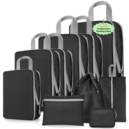 8-Set Compression Packing Cubes for Travel