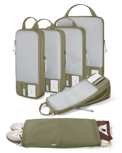 BAGSMART Compression Packing Cubes for Travel Essentials