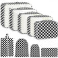 9 Set Packing Cubes for Travel Essentials - Lightweight Carry-On Luggage Organizer Bags with Shoe, Clothes & Laundry Bags for Airplane, Family & Business Travel, Leopard print