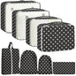 Packing Cubes for Travel - 8 Set Luggage Organizer Bags for Family, Mesh Breathable Packing Cubes for Suitcases Durable Travel Essentials Bags Set