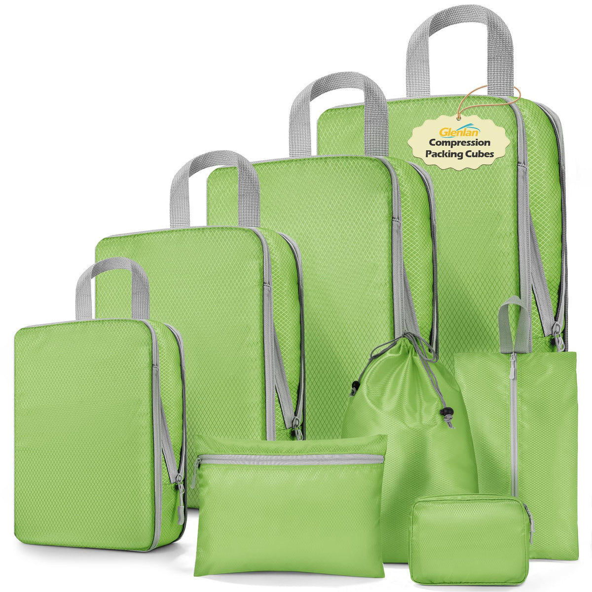 8-Set Compression Packing Cubes for Travel