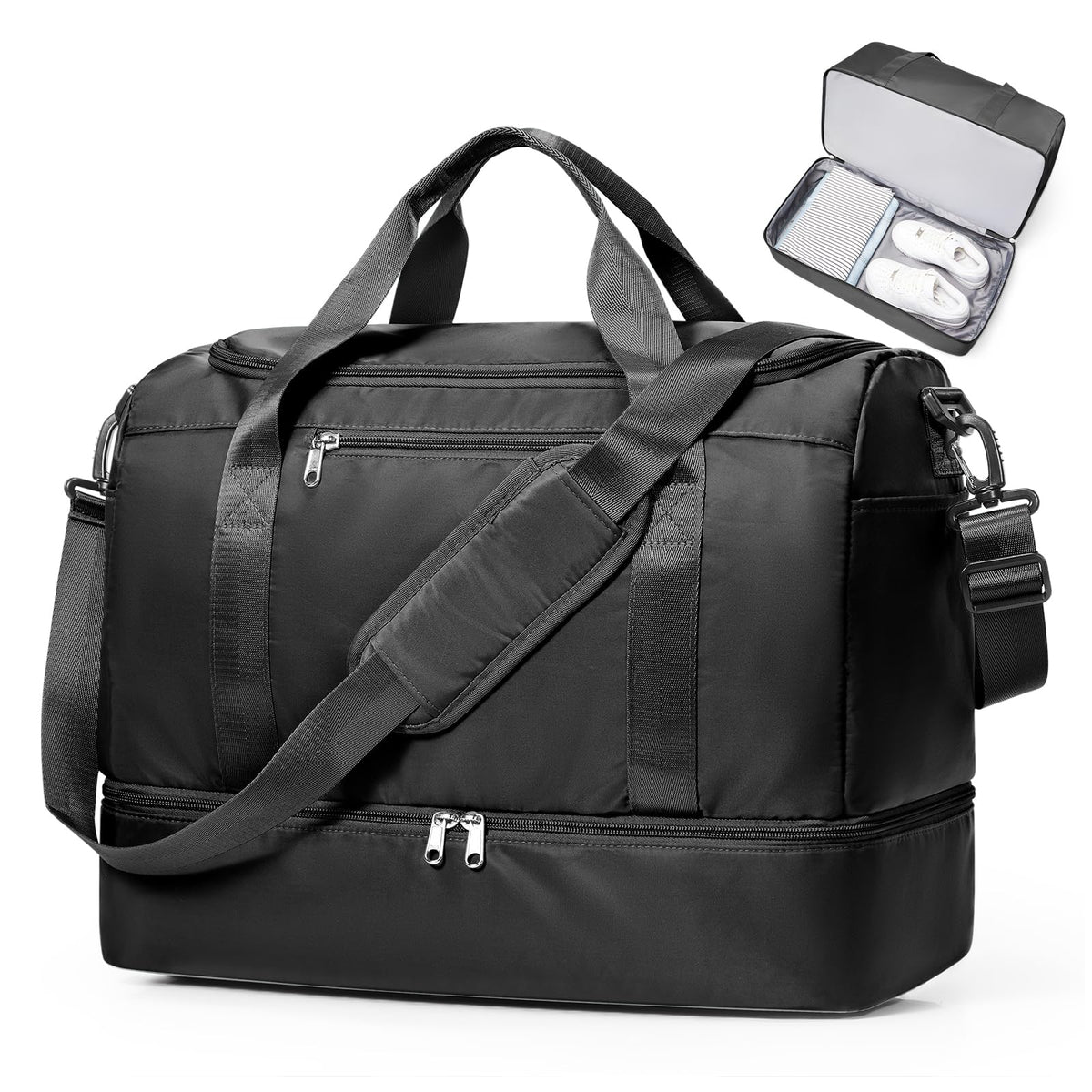 Extra Large Travel Duffel Bag, Carry-On Weekender Bags for Women Travel