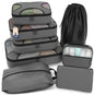 Shacke 5 Set Packing Cubes for Travel with Laundry Bag (Green Grass)