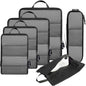 BAGAIL 6 Set Ultralight Compression Packing Cubes Packing Organizer for Travel Accessories Luggage Suitcase Backpack