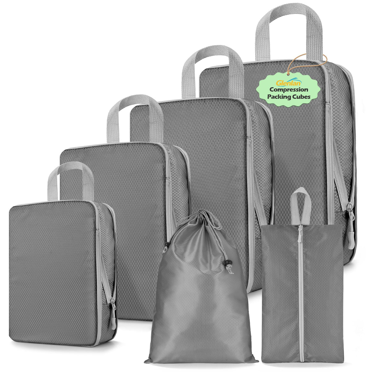 8-Set Compression Packing Cubes for Travel