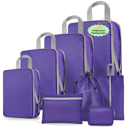 8-Set Compression Packing Cubes for Travel