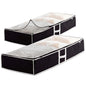 ZOBER Under Bed Storage Bags, Underbed Storage Containers, Gray, 90L 4-Pack