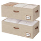 StorageWorks 10 Inch Tall Under Bed Storage Containers with Clear Lid