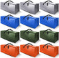 Cosy Family 8 Pack Heavy Duty Extra Large Moving Bags with Backpack Straps - Strong Handles & Zippers, Storage Totes For Space Saving, Fold Flat, Alternative to Moving Box (Set of 8, Blue)