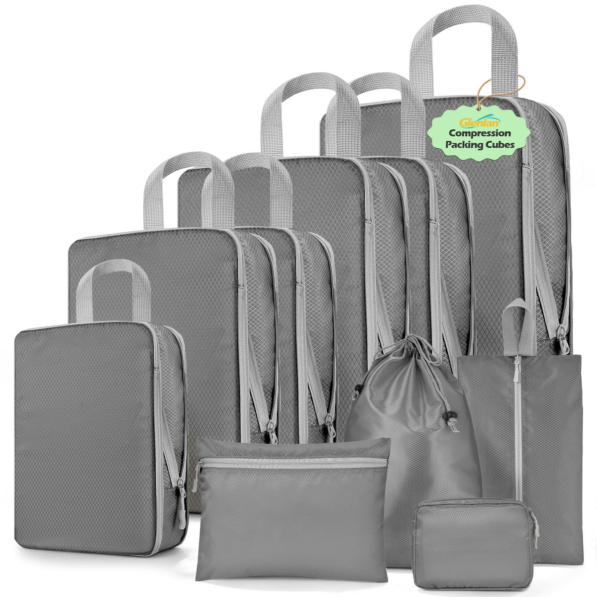 8-Set Compression Packing Cubes for Travel